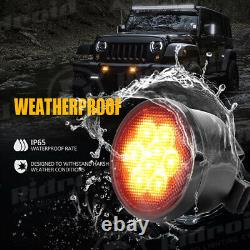 7 Phares antibrouillard à LED & Clignotants Feux arrière Combo pour Jeep Wrangler JK JKU