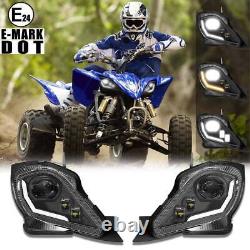 Assemblage de phares à LED pour Yamaha Raptor 250 350 700 YFZ 450 450R 450X 2006-22