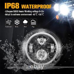 Combinaison de phares avant à LED, feux arrière, feux de brouillard et clignotants pour Jeep Wrangler JK 07-18