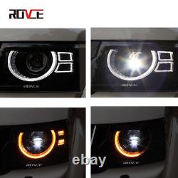 Ensemble de phares avant à LED pour Land Rover Discovery LR4 2010-2016