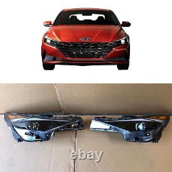 Ensemble de phares pour Hyundai Elantra 2021 2022 gauche droite paire 2pcs avec LED DRL