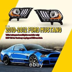 Feux de jour à LED avec clignotants séquentiels pour Ford Mustang 2010-2012