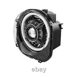 Jumelage de phares à LED de 9 pouces avec Halo Angel Eyes pour Jeep Renegade 2015-2024