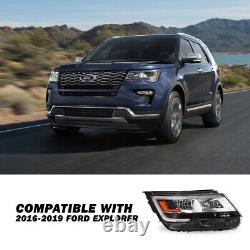 Phare avant passager à LED DRL pour Ford Explorer Limited/XLT/Platinum 2016-2018