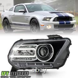 Phare de remplacement côté passager pour Ford Mustang 2013-2014 avec projecteur HID/Xénon et LED