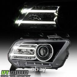 Phare de remplacement côté passager pour Ford Mustang 2013-2014 avec projecteur HID/Xénon et LED