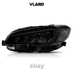 Phares Full LED VLAND pour Subaru WRX/WRX STI 2015-2021 avec animation de démarrage