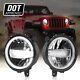 Phares Led 9 Pouces Avec Feux De Jour Pour Jeep Wrangler Jl Gladiator 2018 2019 2020 2021