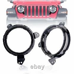 Phares LED 9 pouces avec feux de jour pour Jeep Wrangler JL Gladiator 2018 2019 2020 2021