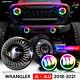 Phares Led Demon Halo Et Feux De Brouillard Pour Jeep Wrangler Jl Jlu Wrangler Gladiator