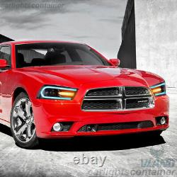 Phares LED RGB VLAND pour Dodge Charger 2011-2014 RGB DRL Plug-and-play