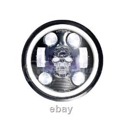 Phares LED RVB 5.75 5-3/4 4PCS Hi/Lo Beam DRL pour Chevy Chevelle 1964-1970