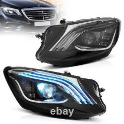 Phares LED VLAND pour Mercedes Benz S-Class W222 de 2014-2017 Animation de démarrage