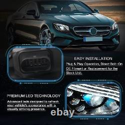 Phares LED VLAND pour Mercedes Benz S-Class W222 de 2014-2017 Animation de démarrage