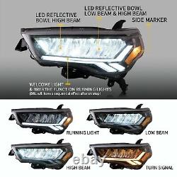 Phares LED complets VLAND avec animation de démarrage pour Toyota 4Runner 2014-2023 Ensemble