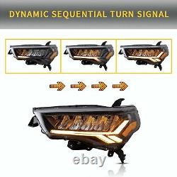 Phares LED complets VLAND avec animation de démarrage pour Toyota 4Runner 2014-2023 Ensemble