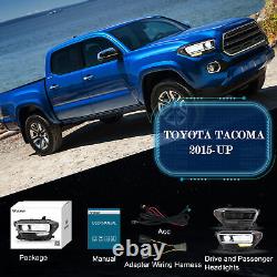 Phares LED complets VLAND avec réflecteur ambre DRL pour Toyota Tacoma 2016-2023 (paire)