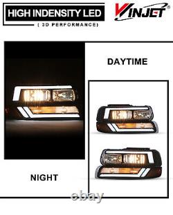 Phares LED et lampes de pare-chocs pour Chevy Silverado 1999-2002 et Suburban Tahoe 00-06