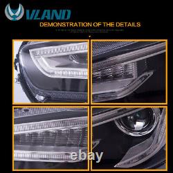 Phares VLAND LED pour Mitsubishi Lancer / evo 2008-2017 Projecteur de phares