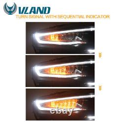 Phares VLAND LED pour Mitsubishi Lancer / evo 2008-2017 Projecteur de phares