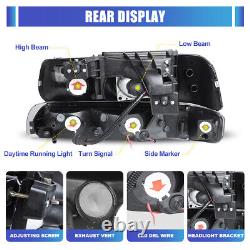 Phares à LED DRL pour Chevy Silverado 1500/2500 99-02 et Suburban 00-06