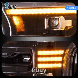 Phares à LED VLAND compatibles avec Ford F150 2015-2017 & Ford Raptor 2016-2021 Ensemble