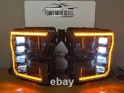 Phares à LED ambre Xb Morimoto Ford F150 / Raptor (15-17) en boîte ouverte (génération 2)