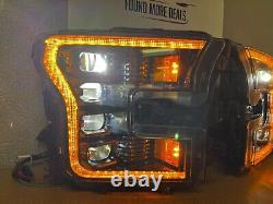 Phares à LED ambre Xb Morimoto pour Ford F150 / Raptor (15-17) en boîte ouverte (gen 2)