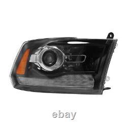 Phares à LED avec feux de jour pour Dodge Ram 1500 2500 3500 de 2009 à 2018