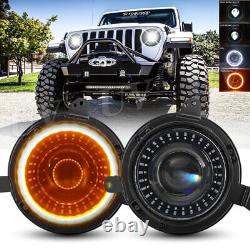 Phares à LED de 9 pouces pour Jeep Wrangler JL Gladiator 2018 2019 2020 2021 2022