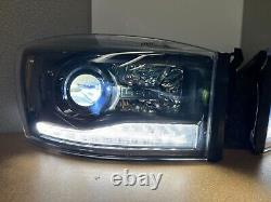 Phares à LED hybrides Morimoto XB pour Dodge Ram (06-08) Lf558