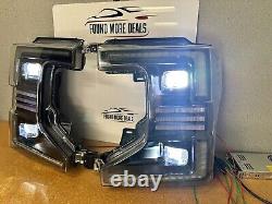 Phares à LED hybrides Xb Morimoto Ford Super Duty (20-22) en boîte ouverte LF556.2 Gen2