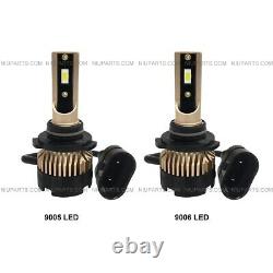 Phares à LED noirs avec ampoules LED LH & RH adaptés à Volvo VNL VN VNM 04-18