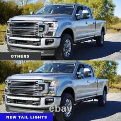 Phares à LED pour Ford F250 F350 F450 F550 Super Duty 2017-2019 avec séquenceurs