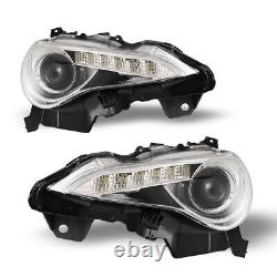 Phares à LED pour Subaru BRZ / Scion FR-S / Toyota 86 de 2013 à 2016 avec projecteur DRL.