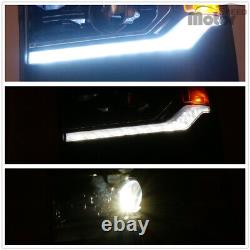 Phares avant LED DRL Lampes avant pour Chevy Silverado 1500 2016 2017 2018 2019 Paire