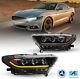 Phares Avant Led Drl Pour Ford Mustang 2015-2017 Paire De Projecteurs Séquentiels