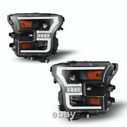 Phares de projecteur LED pour Ford F-150 2015-2017 et Ford F-150 Raptor 2017-2020