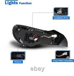 Phares et feux arrière à LED pour Subaru BRZ / Scion FR-S de 2013-2016 Lampes claires