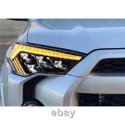 Phares pour Toyota 4Runner 2014-2021 Lampe frontale LED DRL Clignotant séquentiel