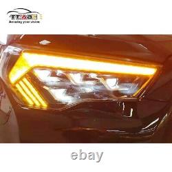 Phares pour Toyota 4Runner 2014-2021 Lampe frontale LED DRL Clignotant séquentiel