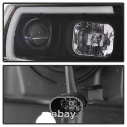 Phares projecteur à tube LED OPTIC pour Jeep Grand Cherokee 1999-2004