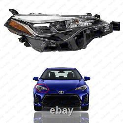 Pour 2017 2018 2019 Toyota Corolla SE XLE XSE Lampe de phare LED Passager Droit