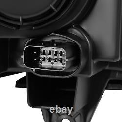 Pour Chrysler 300 2011-2023 Phares de projecteur à LED DRL noirs côté conducteur et passager