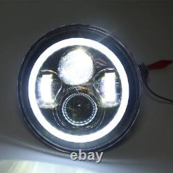 Pour Jeep Wrangler JK 07-18 Combo 7 phares Halo LED Clignotants Feux arrière