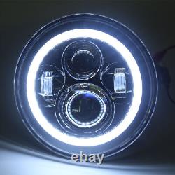 Pour Jeep Wrangler JK 07-18 Combo 7 phares Halo LED Clignotants Feux arrière