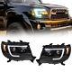 Travail De Laboratoire Phares Droite+gauche Pour Toyota Tacoma 2005-2011 Projecteur Noir Led